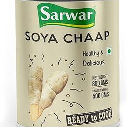Sarwar Soya Chaap - 850g| Pack of 2| Plant-based protein| Gluten-free| High-protein vegetarian food| Meat alternative| For grilling, curry, tikka| Ready-to-cook-image-15