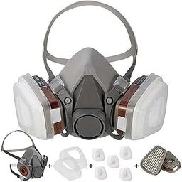 MTRoyaldia Reusable Half Face Cover - 6200 Half Respirator Face Cover，for Paint, Dust and Formaldehyde, Sanding, Polishing, Spraying,Against Dust, Chemicals-16