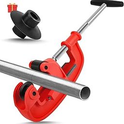 Heavy Duty Pipe Cutter Tool Sharp Rigid Tubing Cutter Cuts Up to Galvanized Pipe, Copper, and Iron Pipe, Metal Tube Cutter Great for Plumbers or Metalworkers (1/8" to 2" Pipe Cutter)-image-50