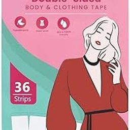 Clothing tape Double Sided Tape for Fashion Clothing Body Strong for All Skin Tones and Fabric, Waterproof Bra Tape 36 PCS-image-59