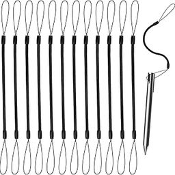 12pcs Elastic Tether Lanyard, 9.4 Inch Touch Pen Tether Retractable Spring Coil Strap Anti-Lose Stylus Lanyard Pen Leash for Tether Drawing Pen to Tablet Touchscreen-image-39