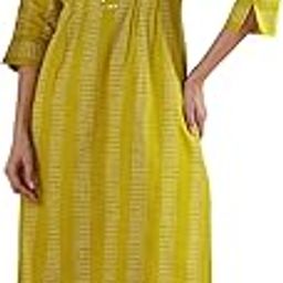 Straight fit Kurta with a Broad Mirror Work Placket and Tucks Between Stripes and Broad Sleeve Cuff.-picture-28