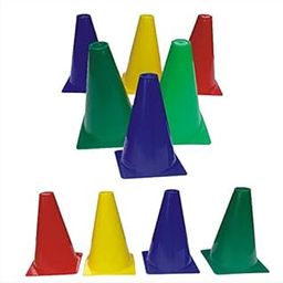 Pack of 24 Marker Cones (6 Inch) for Soccer Cricket Track and Field Sports-picture-20