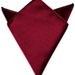 Men's Satin Pocket Square (Maroon)-picture-27