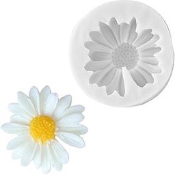 Radiance Store Daisy Flower Silicone Fondant Mold,Candle Mold Chrysanthemum Mould for Fondant Cake Decorating,Chocolate,Sugarcraft,Candy,Polymer Clay,Soap Crafting -1 pc-picture-21