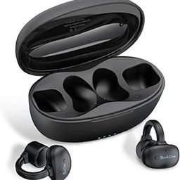 True Bone Conduction Headphones Open Ear Bluetooth 5.3 Wireless 30H Playtime IPX4 Waterproof Clip-On Sports Headphones for Running Cycling Gym Workouts-29