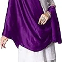 ebadat Women’s Satin Solid Scarf | Soft & Shiny Wrap for All Occasions | Elegant Lightweight Stole for Office & Travel-picture-32