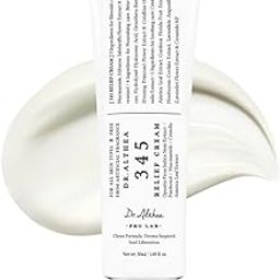 TLISMI 345 Relief Cream, Daily Skin Care Face Moisturizer Korean Intensive Repair & Soothing Acne, Oily, Sensitive Skin Cream with Niacinamide, Panthenol for All Skin Types, 50ml-53
