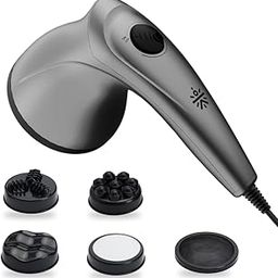 Cult Recover Pro Corded Electric Massager, Variable Speed Settings, Deep Tissue Full Body Hammer Massager,Grey-13