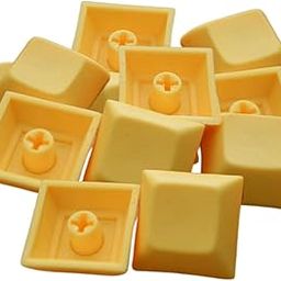 12Pcs PBT DSA Keycaps Blank for MX Switches Mechanical Keyboard Yellow | Keyboards & Keypads | Keyboards, Mice & Pointers-image-49