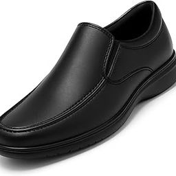 ZOVO Premium Vegan Leather Men's Formal Shoe | Slip On Shoes | Soft Cushioned Insole |Arch Support, Business Casual, Office Wear Shoes-image-1