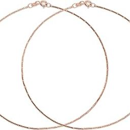 925 Sterling Silver Modest Minimal Rose Gold Plating Chain Anklet (Pair) | | Gift for Women & Girls | With Certificate of Authenticity & 925 Stamp-image-64