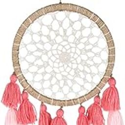 Chumbak Ombre Tassels Dream Catcher - Pink.-image-2