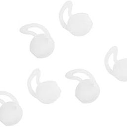 Brain Freezer 3pair Soft Silicone Earbuds Cover Compatible with earpods earplugs (Device Not Included) Clear-7