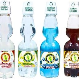Shankar'a-Goli Soda – Assorted Pack of 24 | Soft Carbonated Drink | 6 x Lemon, 6 x Jeera Chatka, 6 x Lychee, 6 x Blueberry | 24 x 200ml | Contains Added Flavours-8