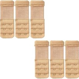 Women Bra Extender 2 Hook Soft Elastic Bra Extension Extenders Bra Hook Extender Combo-Pack of 6-1