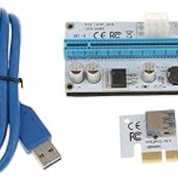 Meri Shopp 008S PCI-E Express 1x To16x Extender Riser Card Adapter with USB3.0 Cable-15