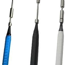 UJEAVETTE Badminton Swing Trainer with Grip Tape Exercise Power Exerciser Training Aid Blue Grip Tape-image-27