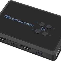 KVM Switch HDMI 4 Port Box USB Switch Selector with 4 USB 2.0 Hub Share 4 PC|HDMI Cable |High-Speed HDMI Cable |4K HDMI Cable |HDMI Cable 2.0 |HDMI Cable 4K |HDMI Cable-16