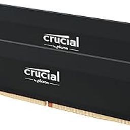 Crucial Pro 32GB DDR5 RAM Kit (2x16GB),CL36 6000MHz, Overclocking Desktop Gaming Memory, Intel XMP 3.0 & AMD Expo Compatible, Black - CP2K16G60C36U5B-35