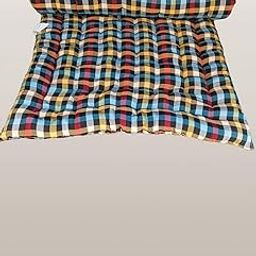 FITWAY Cotton Floor Mattress, Japanese Futon Style, 6X3 Feet, Medium Firm, Foldable, Multicoloured Plaid-image-41