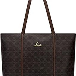 Women's Mono Neghan Monogram Print Tote Bag for Women | Tote Bag for Work | Ladies purse | Stylish Shoulder Bag | Gift for Women-image-46
