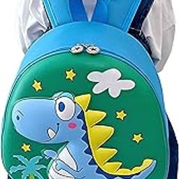 BEMBIKA Kindergarten Cute Cartoon Kids School Bag for Boys and Girls, Toddler Preschool Plush Travel Schoolbag, Perfect Book Bag, Casual Backpack for Kids � (Dino Green)-image-66