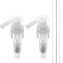 Bar5F Pack of 2: Universal Shampoo/Conditioner Dispenser Pump for 1 Liter (33.8 Ounce) Bottles - Natural (clear) (Pack of 2)-image-41