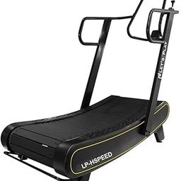 LET'S PLAY® LP-HSPEED Non-Motorized Curve Treadmill Semi-Commercial with Zero-Maintenance Treadmill for Gym and Home Use (H Speed)-image-77