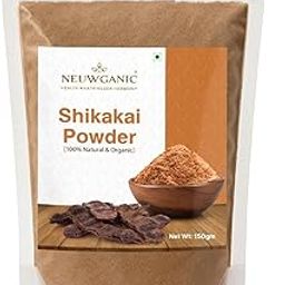 Neuwganic - Shikakai Powder for Hair - Pure & Natural - Promotes Hair Growth, Strengthens Roots & Reduces Dandruff - Ayurvedic Herbal Cleanser for Healthy, Shiny Hair - 150g-81