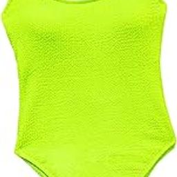 BNF Swimsuit with Chest Pads Beachwear Thong Bathing Suits Women S Fluorescent Yellow | Sporting Goods | Water Sports | Wetsuits & Drysuits | Wetsuits | Women-picture-16