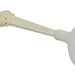 SHRUTI Water Cooler Adjustable ABS Ball Cock Float Valve 1/2" with 75mm PVC Round Ball White - BC 12,-13