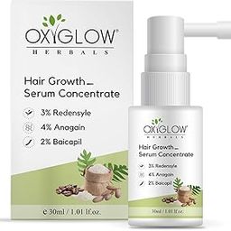 OxyGlow Herbals Hair Growth Serum| 4% Anagain|3% Redensyl| 2% Baicapil| Caffeine| Biotin| Plant Keratin & Rice Water | Men & Women-image-40