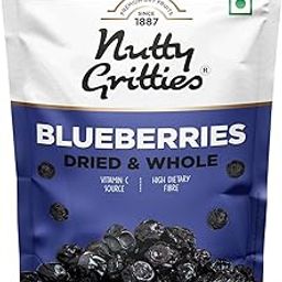 Nutty Gritties Dried Blueberries 150g | Blueberry, Healthy Snack for Kids and Adults | Resealable Pouch-image-25