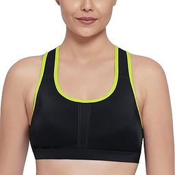 Solid Padded Non-Wired Full Coverage Medium Impact Sports Bra-0