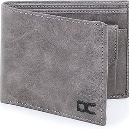 Men's Blue Artificial Leather Wallet (5 Card Slots,Grey)-image-70