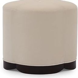 Home and Living Room Bedroom Pouffe with Storage Fabric Upholstery & Wooden Fram Base (151849228)-image-6