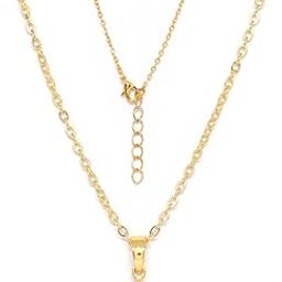 Gold-Plated Cherry Pendant Necklace with Cable Chain, 45 cm, for Women-picture-7