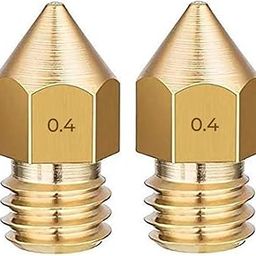Time To 3D MK8 Nozzle for 3D Printer Creality, Prusa, Reprap, Makerbot. Brass Nozzle 0.4mm for 1.75mm Filament. (Quantity 2pcs)-9