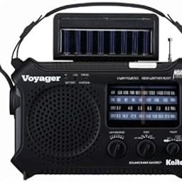 Kaito KA500IP-BLK Voyager Solar/Dynamo AM/FM/SW NOAA Weather Radio with Alert and Cell Phone Charger, Black-picture-12