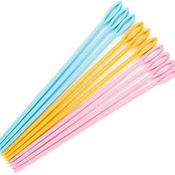 JAGMOOLYA Products Big Size Plastic Knitting (Size-9 CM(3.55") Plastic Needle for Hand Sewing Cross Wool Weave Stitch Crochet Needles/Darning Threading Weaving Needles.(Pack of 5)-image-39