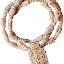 SATVIK Tulsi Japa Mala with Radha Krishna Locket – ISKCON Kanthi Mala for Men and Women | Vrindavan Spiritual Jaap Mala for Chanting & Devotion-26