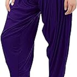 Aara Collection Women's Cotton Viscose Lycra Dhoti Patiyala Salwar Harem Bottoms Pants-image-9