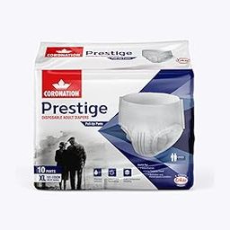 Coronation Prestige Pull Up Disposable Adult Diaper| Size XL | Leak-lock technology| Wetness indicator| Odour-lock formulation| Extra absorption core| Soft Elastics| High Capacity-image-63