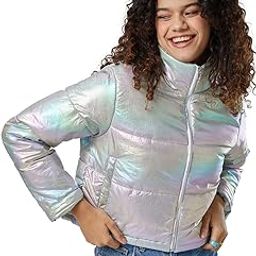 Solids Women and Girls Solid Full Sleeve Cotton Blend Puffer Jackets-image-80