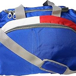 Light Weight Travel Duffel Luggage Bag, Shoulder Bag, Weekender Bag Medium Size (Blue)-image-96