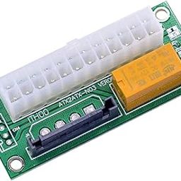 Pi+® (PiPlus®) Synchronous Power Board Dual PSU Multiple Power Supply Adapter add2psu with Sata ATX 24pin to Molex 4 Pin Connector-0