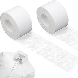 Disposable 2 Roll Collar Protector Sweat Pads Self Adhesive Shirt Collar Protector Hat Shirt Neck Liner Invisible Collar Protectors Shirts Sweat Pads for Shirts Against Sweat Stain-10