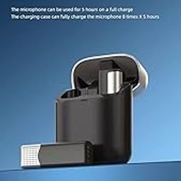 Bietrun Wireless Lavalier Omnidirectional Microphone System Vlog for Type-C Android & iPhone,Plug and Play,Noise Reduction,No Need APP & Bluetooth (BIT38)-image-3