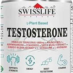 Plant Based Testosterone for Men | Tribulus Terrestris 1000mg, Ashwagandha, Fenugreek | Support Strength, Energy And Stamina (30 Capsules)-25